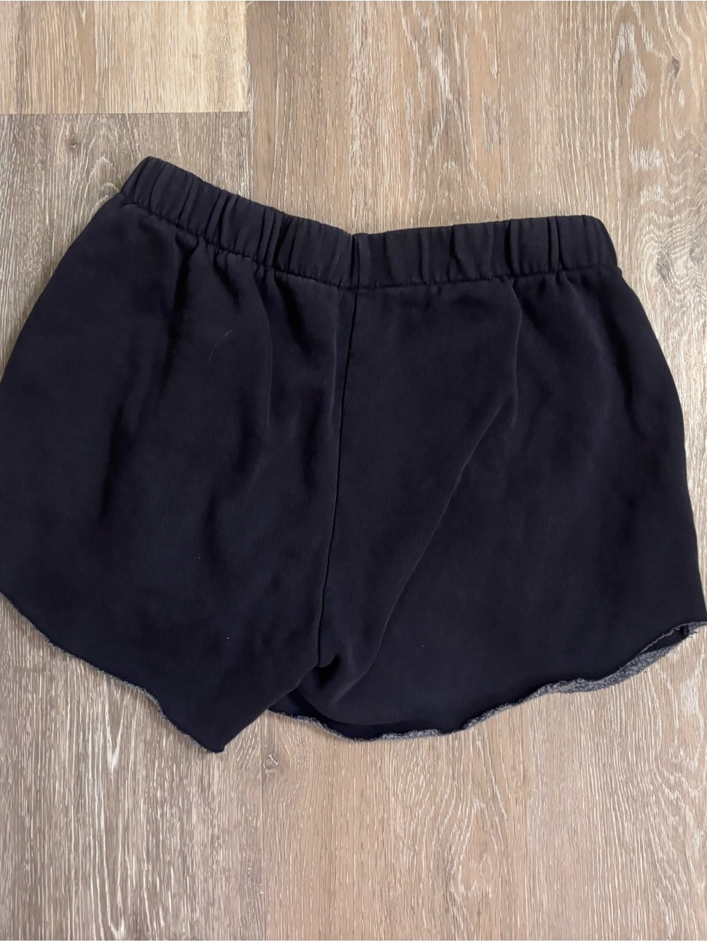 Brandy Melville Blue Scallop Hem Athletic Shorts